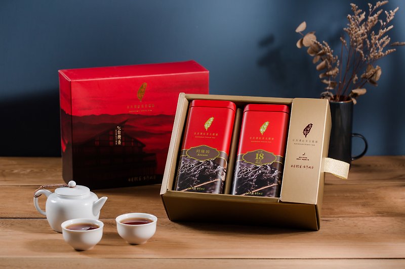 【顶级茶叶礼盒】罐装2入 - 茶 - 新鲜食材 红色