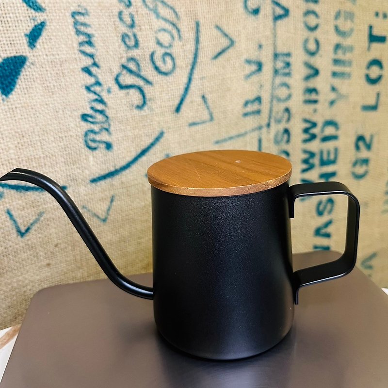 【Arosa阿洛萨】职人推荐  文青 304不锈钢  手冲咖啡壶 340ml - 咖啡壶/周边 - 其他材质 黑色