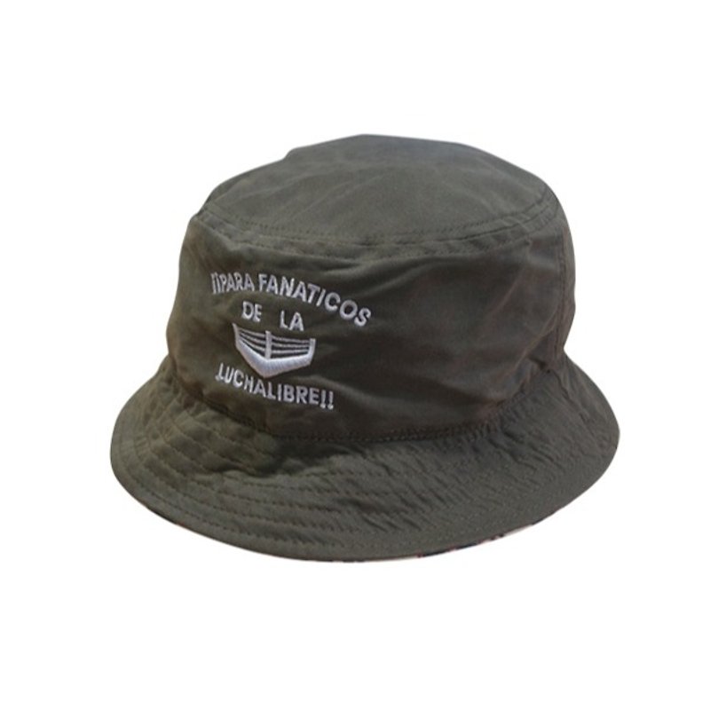 REVERSIBRE BACKET HAT 双面渔夫帽 (深卡其色) - 其他 - 棉．麻 咖啡色