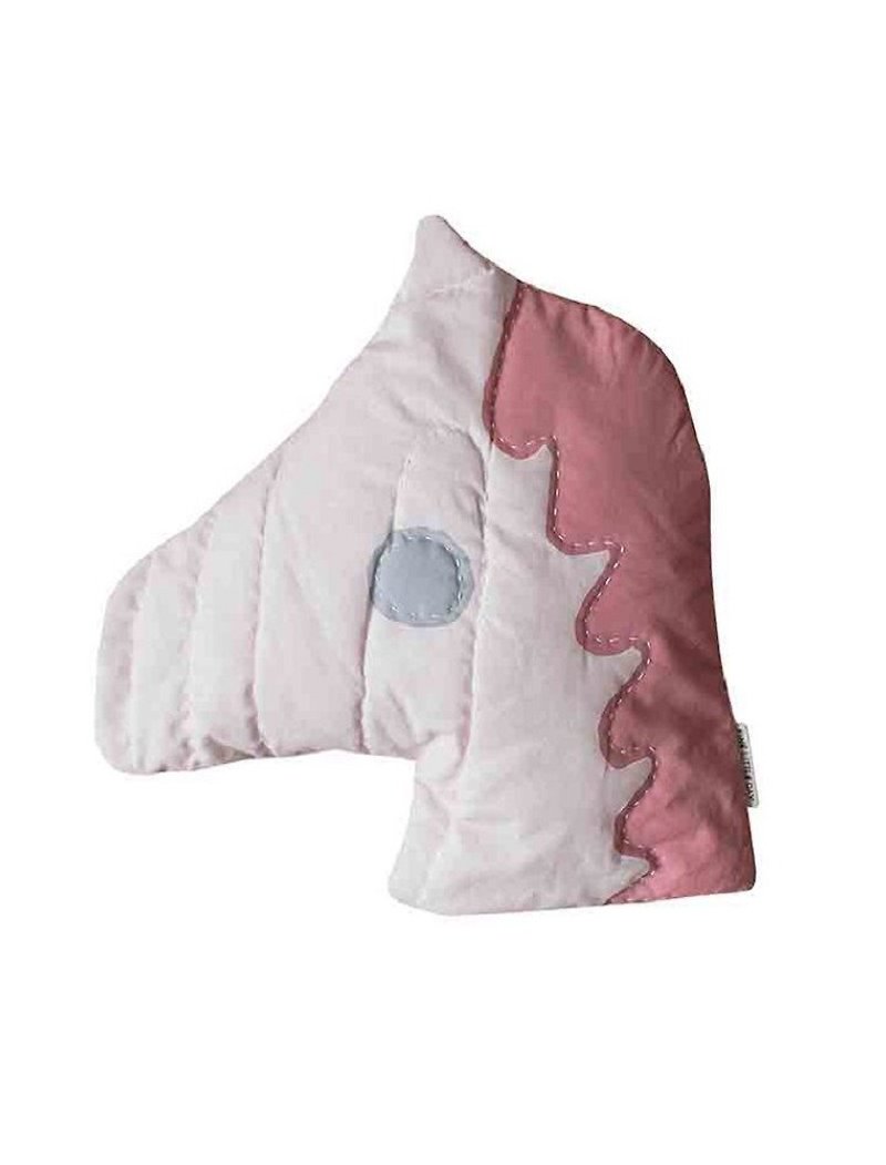北欧设计师款 – 抱枕GUS HORSE QUILTED CUSHION - 枕头/抱枕 - 棉．麻 粉红色