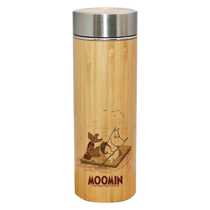 Moomin噜噜米授权-木纹不锈钢保温瓶 - 其他 - 其他金属 咖啡色