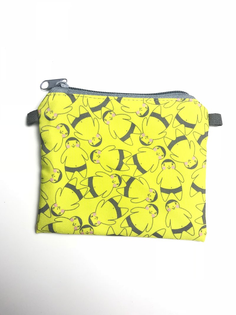 肥仔乐拉链袋 M 号 - 黄色 - 化妆包/杂物包 - 聚酯纤维 多色