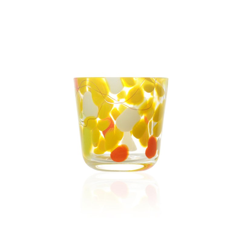 红琉璃 香氛烛杯-夏阳 - 香薰/精油/线香 - 玻璃 黄色