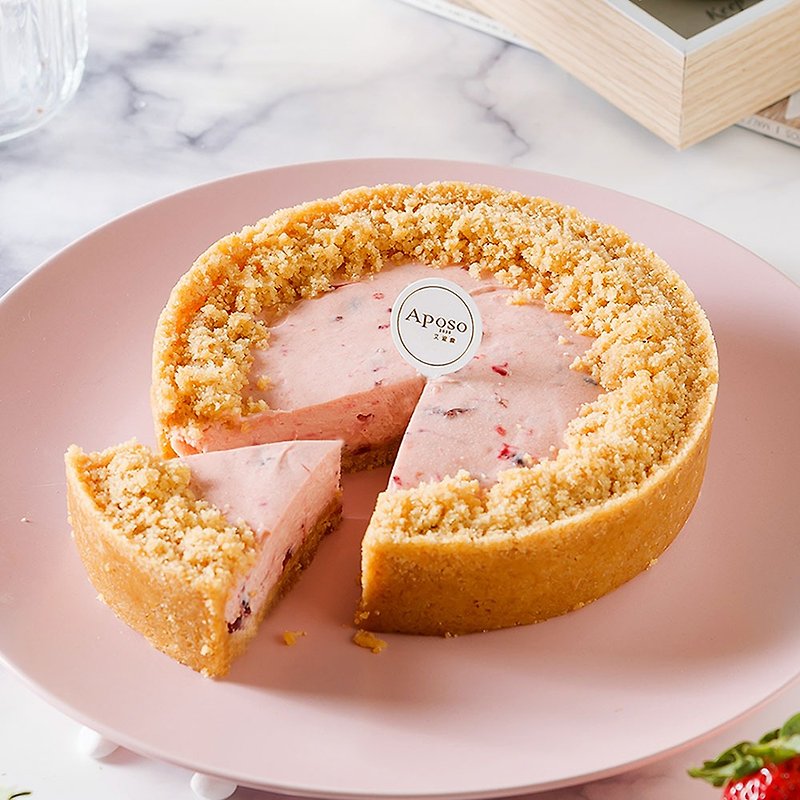 艾波索【草莓无限奶酪6寸】苹果日报母亲节蛋糕评比季军 - 蛋糕/甜点 - 新鲜食材 粉红色
