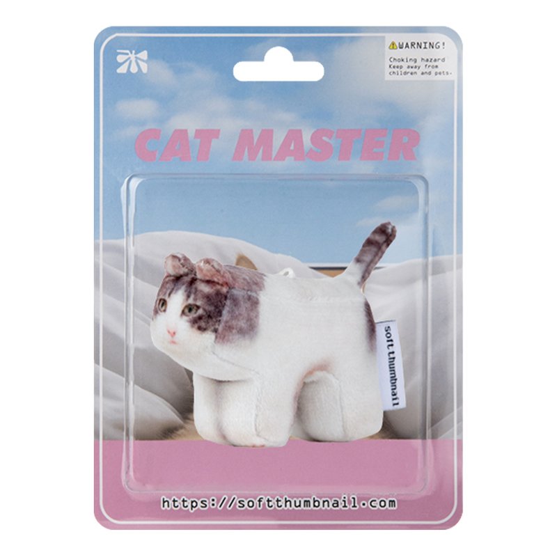 牛奶, 家养短毛猫 - 钥匙链/钥匙包 - 其他材质 多色