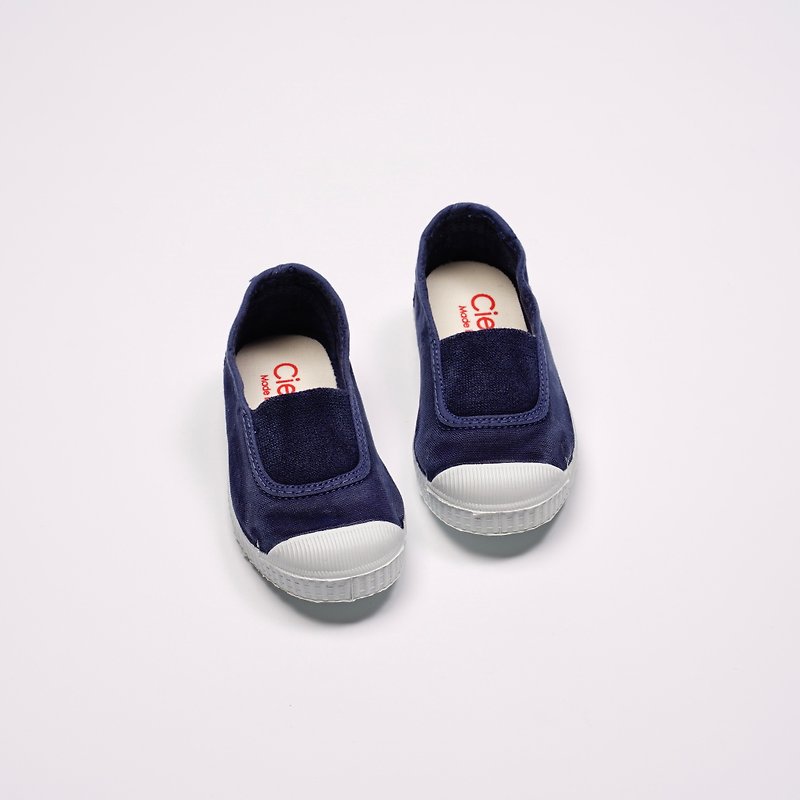 西班牙国民帆布鞋 CIENTA 75777 84 深蓝色 洗旧布料 童鞋 - 童装鞋 - 棉．麻 蓝色
