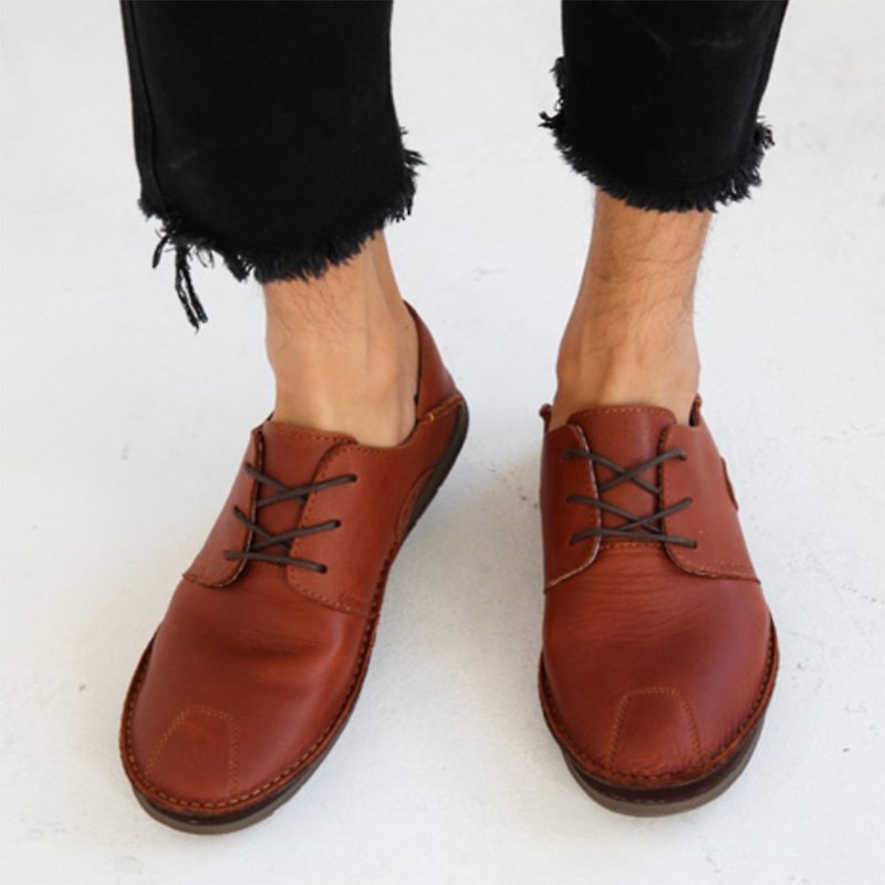 Maffeo 休闲皮鞋 舒适软牛皮 凉拖两穿式 (8093) - 男款皮鞋 - 真皮 黑色