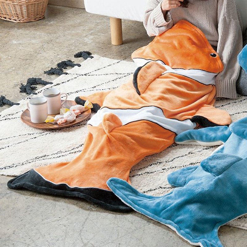 日本丸真 休闲趣味保暖美人鱼毛毯 - 被子/毛毯 - 其他材质 