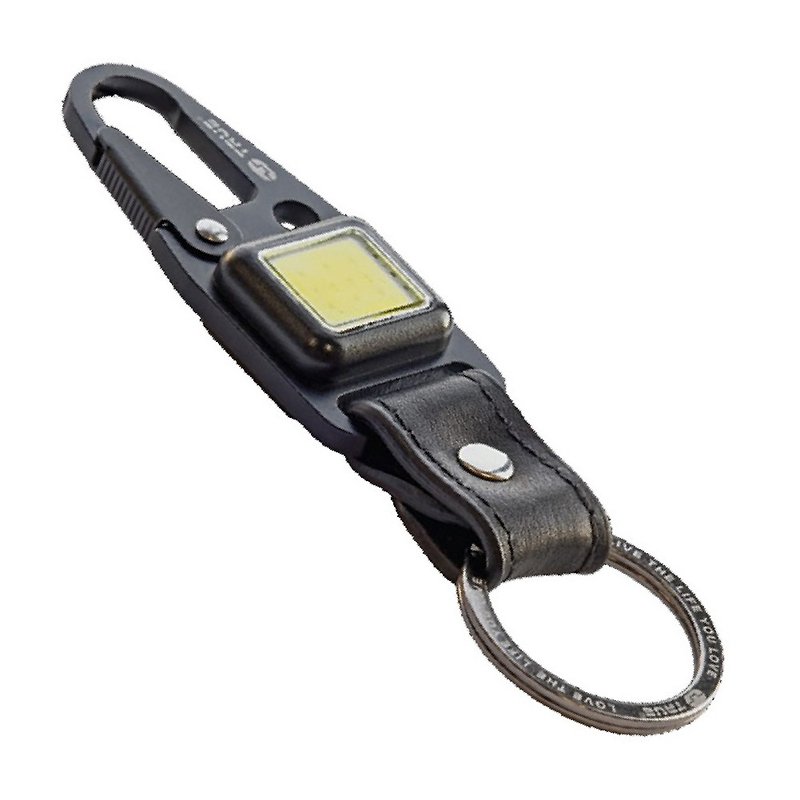 【True Utility】英国多功能充电型LED钮扣灯钥匙圈CLIPLITE - 钥匙链/钥匙包 - 不锈钢 银色