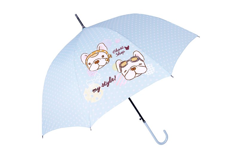 点点法斗自动直骨伞(此商品不提供超商和国际快递) - 雨伞/雨衣 - 防水材质 蓝色