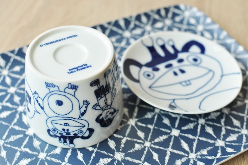 【超值福袋】咸蛋超人BOOSKA怪兽日本制陶瓷下午茶系列四件组 - 其他 - 瓷 橘色