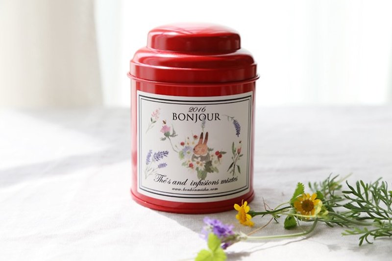 法国红色放松花草茶 - 茶 - 植物．花 