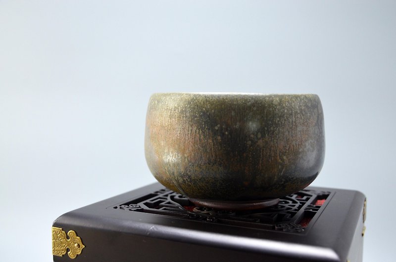 柴烧茶碗 - 花瓶/陶器 - 陶 