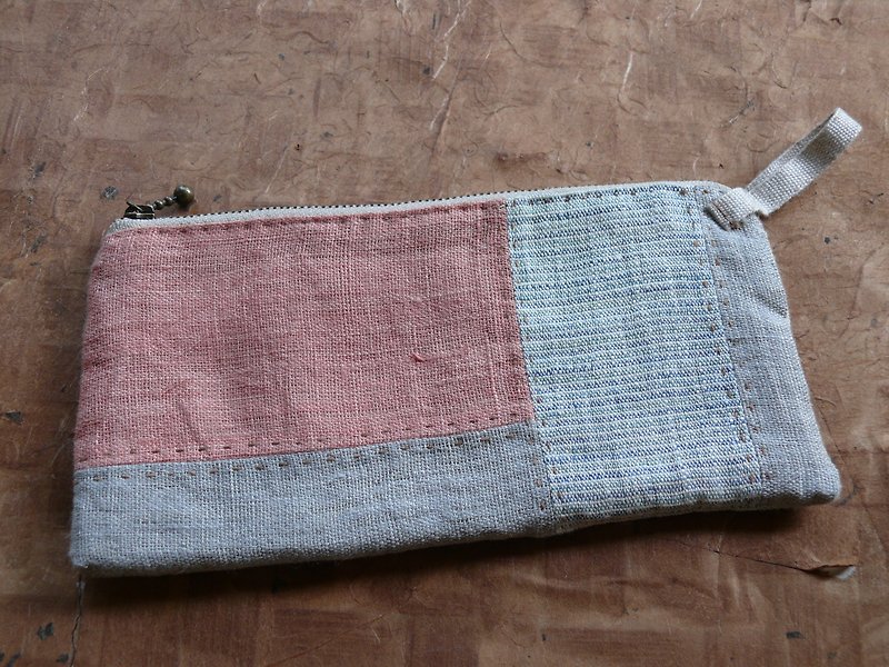 手織りヘンプ長財布Ｈ - 皮夹/钱包 - 棉．麻 多色