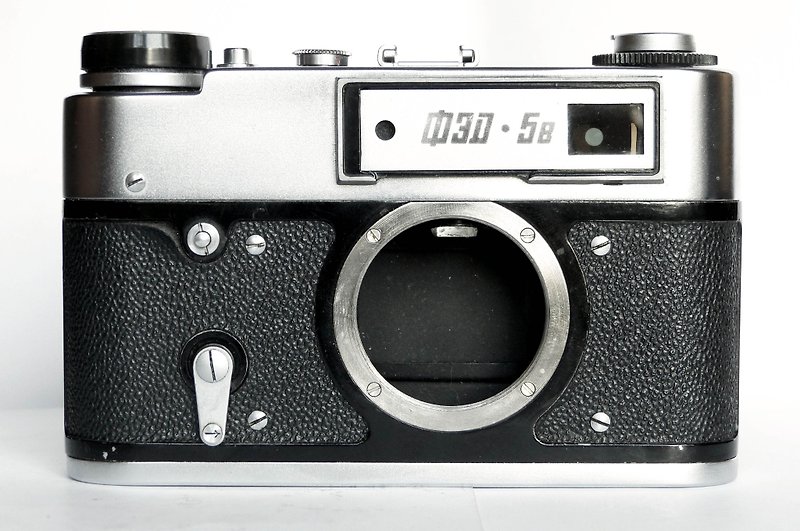 FED 5B 5V USSR 35 mm rangefinder camera body M39 mount - 相机 - 其他金属 银色