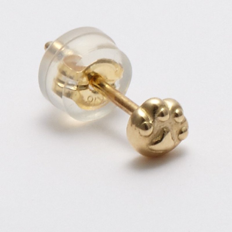 立体肉球ピアス  / k18　　　1本 - 耳环/耳夹 - 其他金属 金色