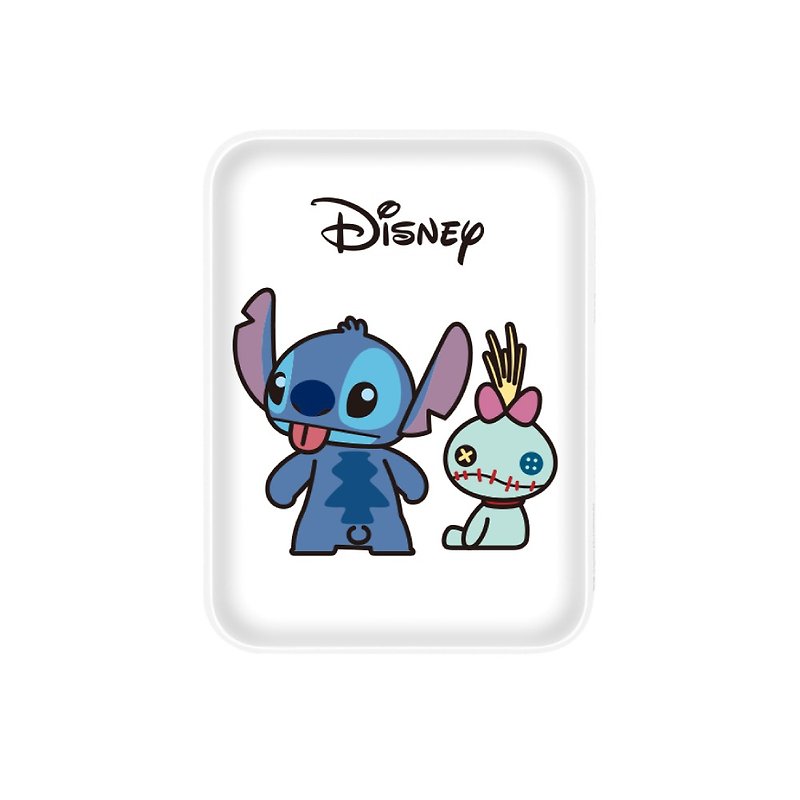 i-Smart-Disney 迪士尼-口袋行动电源-史迪仔&小金 - 充电宝/传输线 - 塑料 白色