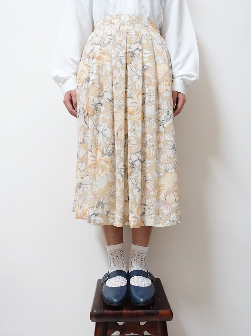 Awhile一时 | Vintage 半身花裙 no.42 - 裙子 - 聚酯纤维 多色