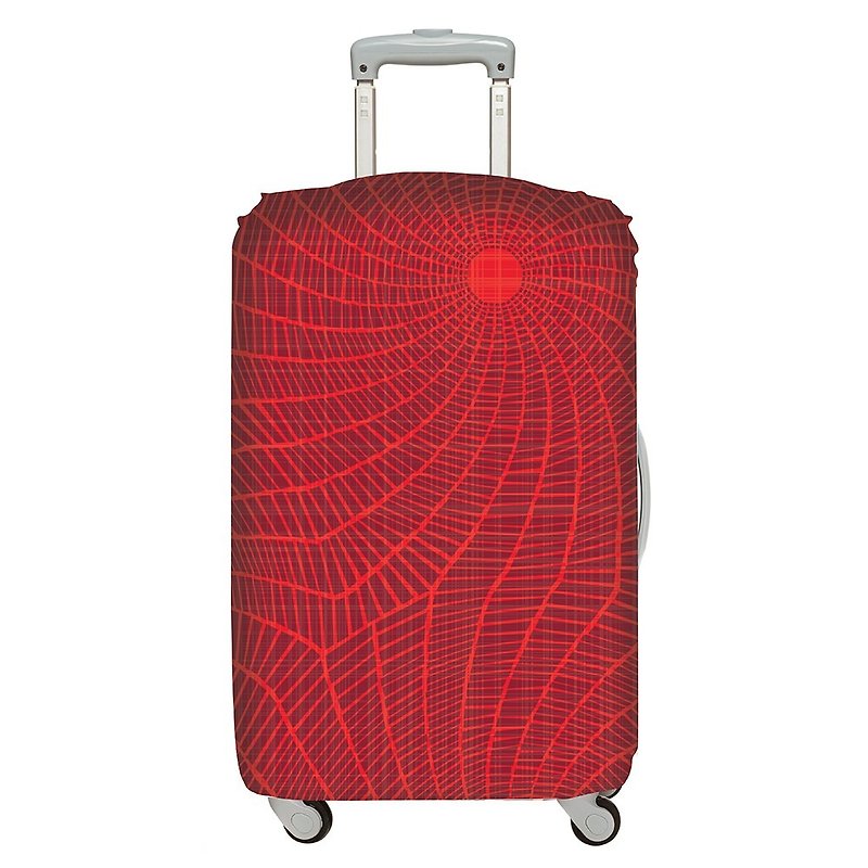 LOQI 行李箱外套／火焰 LLELFI【L号】 - 行李箱/行李箱保护套 - 塑料 红色