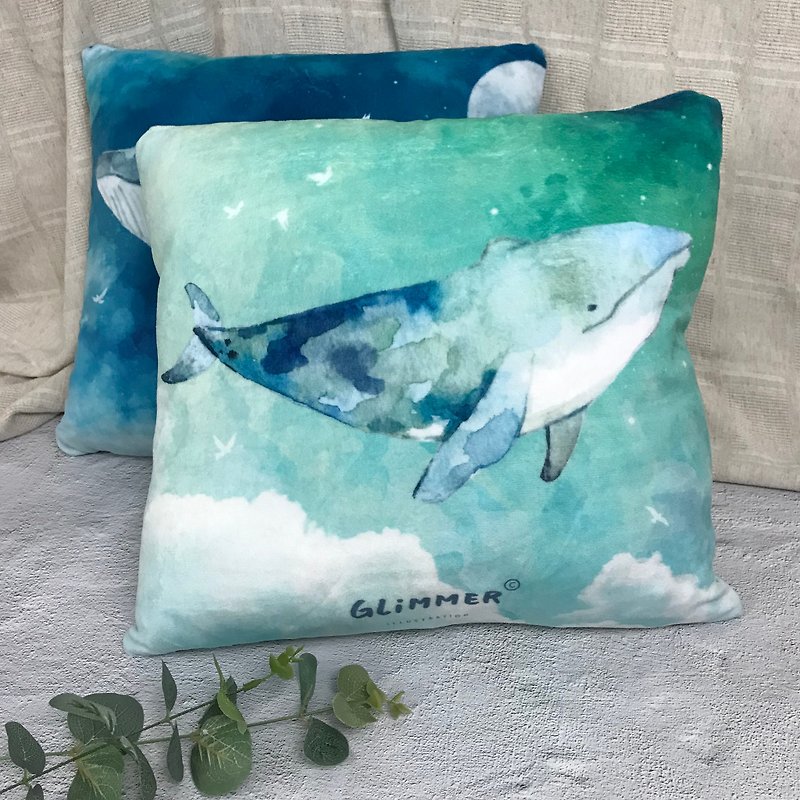 天空岛鲸鱼 - 抱枕 - 枕头/抱枕 - 其他材质 