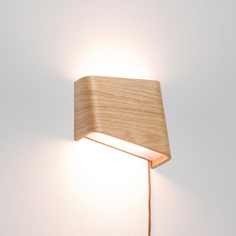 SLICEs LED 木质触控壁灯 ∣ 双光源切换 ∣ 右侧光源 - 灯具/灯饰 - 木头 咖啡色