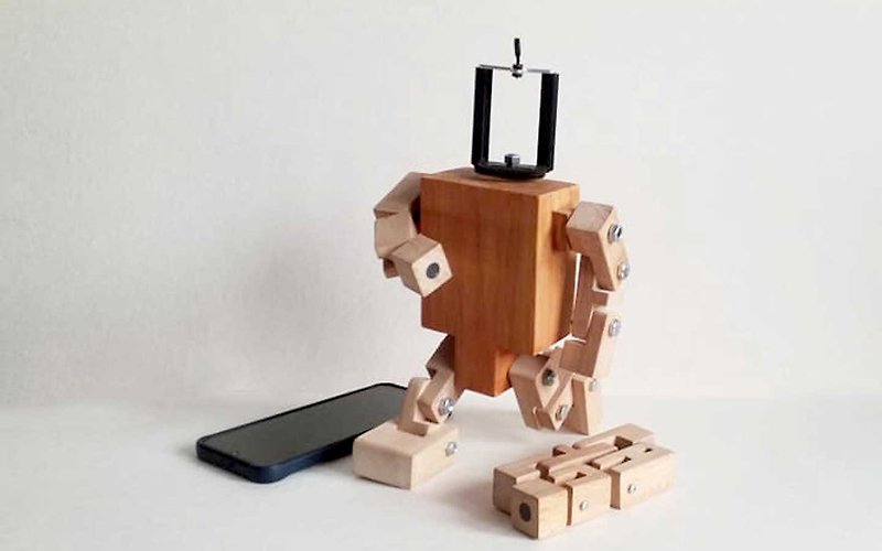 Smartphone  Robot : Brawn  ( Value set  ) - 手机座/防尘塞 - 木头 咖啡色