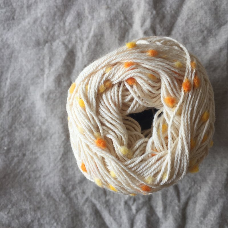 橙汁跳跳糖 编织 手织 线材 - 编织/刺绣/羊毛毡/裁缝 - 棉．麻 