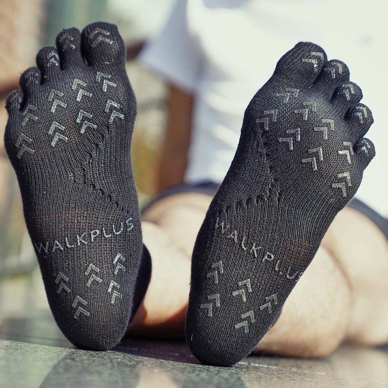 【Walkplus】健将五指袜 2.0  足弓加压 耐磨 足底筋膜炎 台湾制 - 袜子 - 棉．麻 