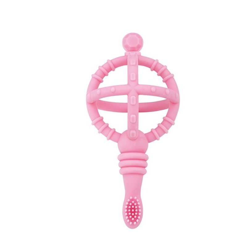 naforye 拉孚儿 权杖造型刷固齿器 - 公主粉 - 其他 - 硅胶 粉红色