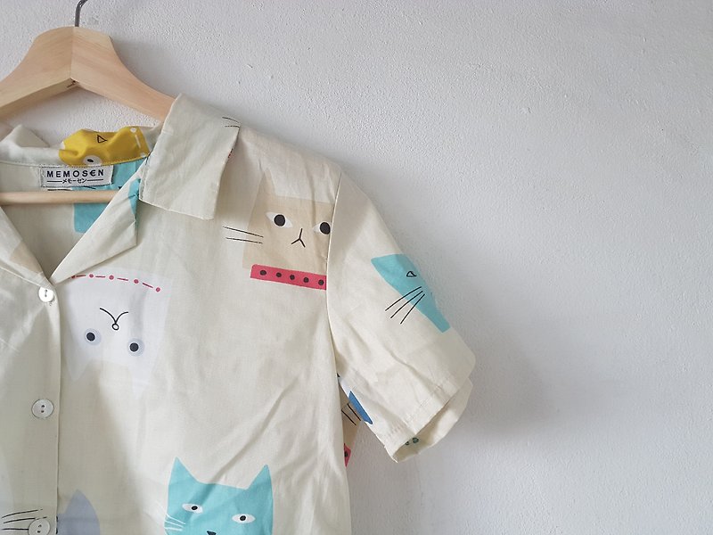 Alado botton shirt - 女装 T 恤 - 棉．麻 