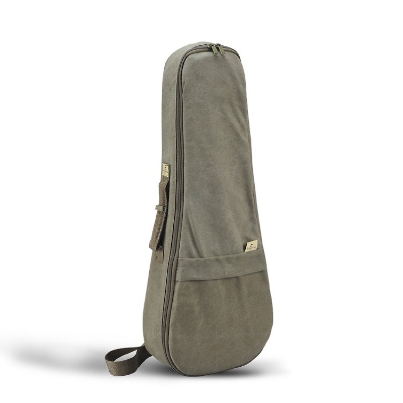 GBS 21寸乌克丽丽袋 复古帆布袋 20mm厚琴袋 Soprano Ukulele Bag - 吉他/乐器 - 聚酯纤维 绿色
