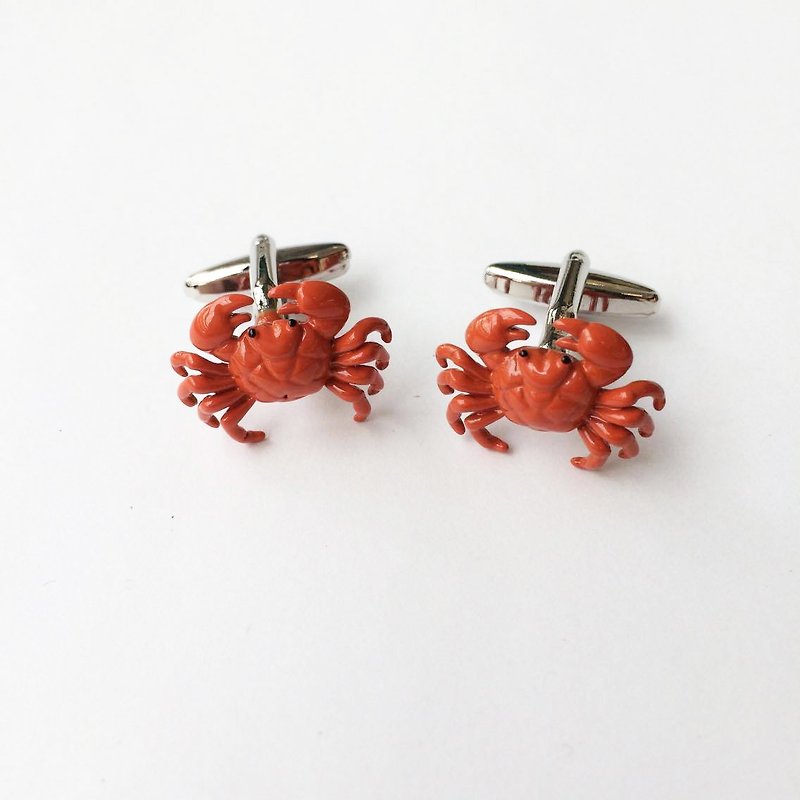 海洋系列- 蟹袖扣 Crab Cufflink - 袖扣 - 其他金属 