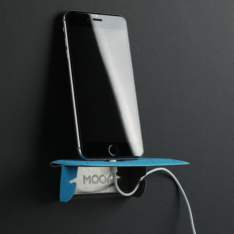Plank 2.0 小力士磁吸办公置物架 加强版-蓝色 - 收纳用品 - 硅胶 