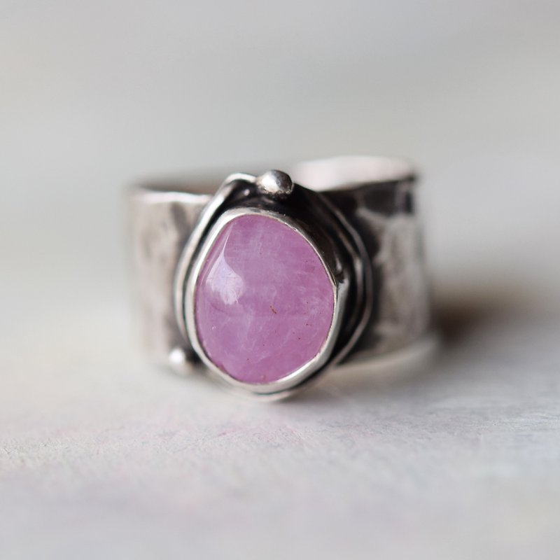モルガナイトのシルバー950リング - 戒指 - 宝石 粉红色