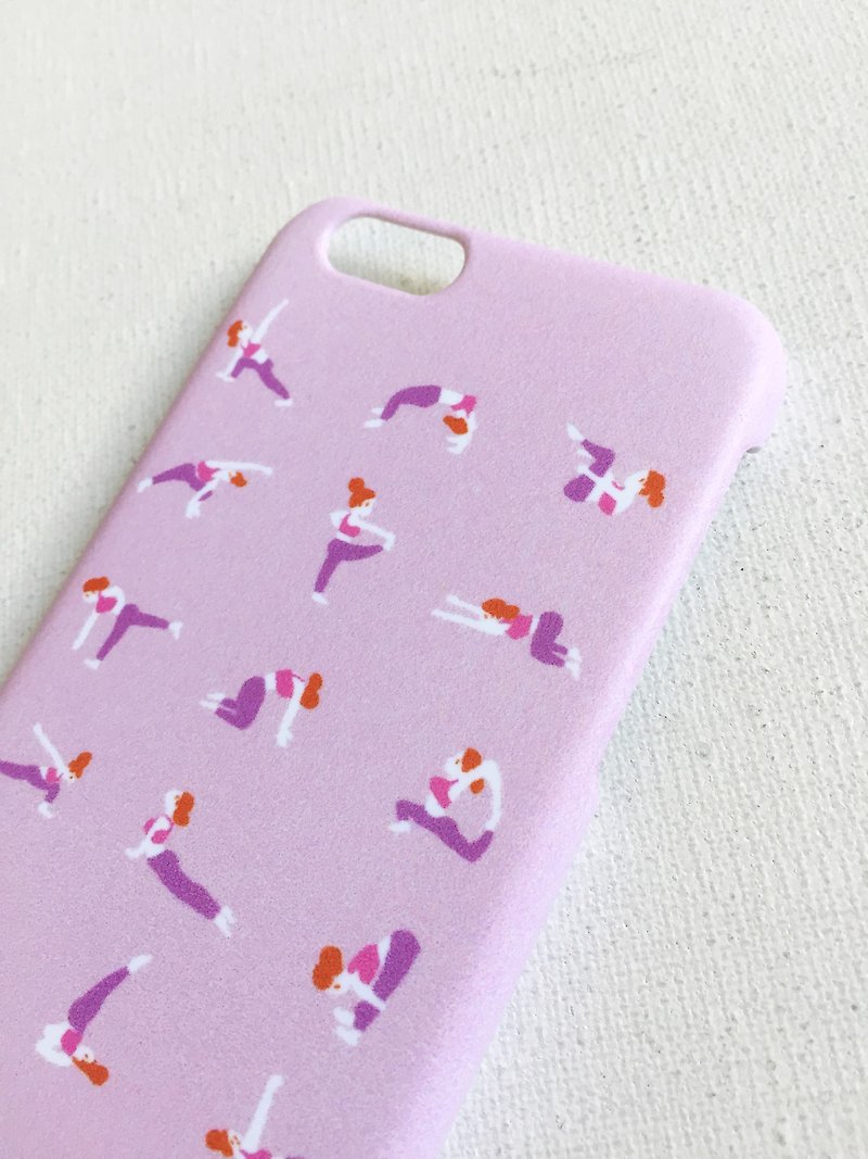 瑜珈手机壳 定制化手机壳 iphone7 - 手机壳/手机套 - 塑料 粉红色