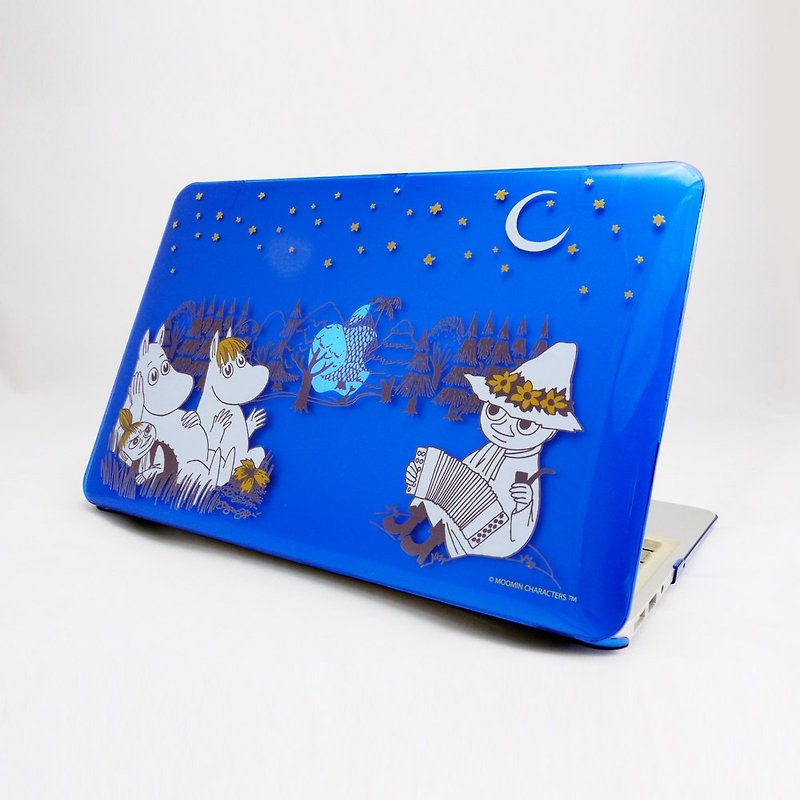 Moomin噜噜米正版授权-Macbook水晶壳【仲夏之夜】 - 平板/电脑保护壳 - 塑料 蓝色
