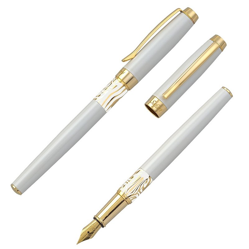 【IWI】Safari游猎钢笔(赠刻字)-白斑马图纹IWI-9S530FP-99G - 钢笔 - 其他金属 