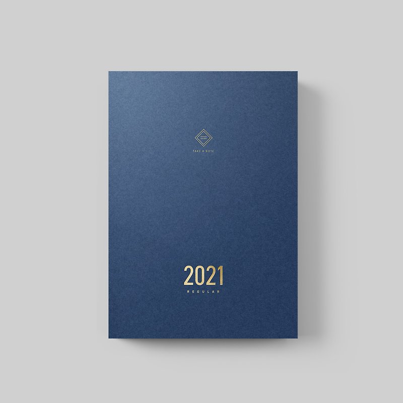 Take a Note 2021 REGULAR PLANNER A5 国际版 English ver. - 笔记本/手帐 - 纸 蓝色
