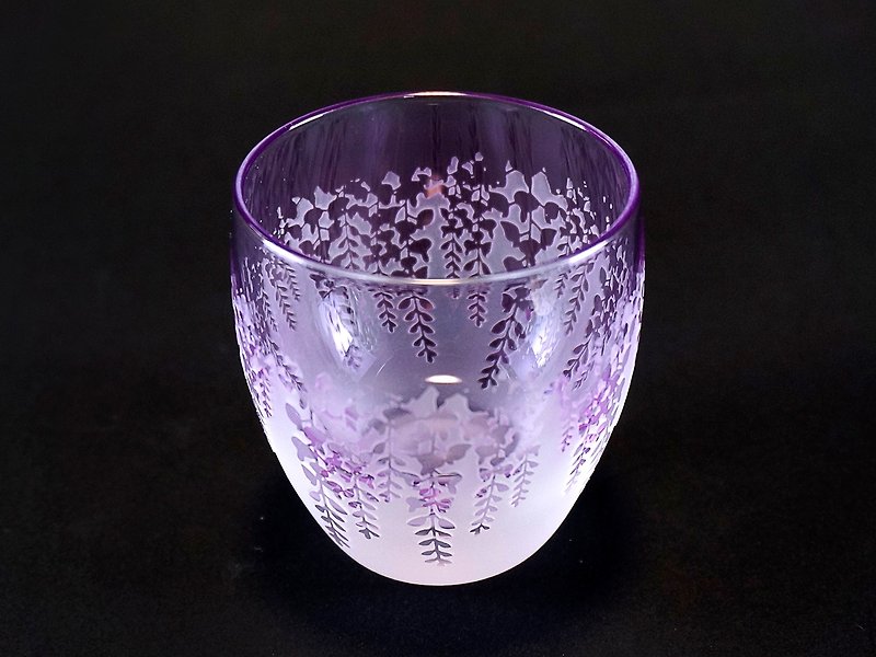 艷藤のお猪口 - 酒杯/酒器 - 玻璃 紫色