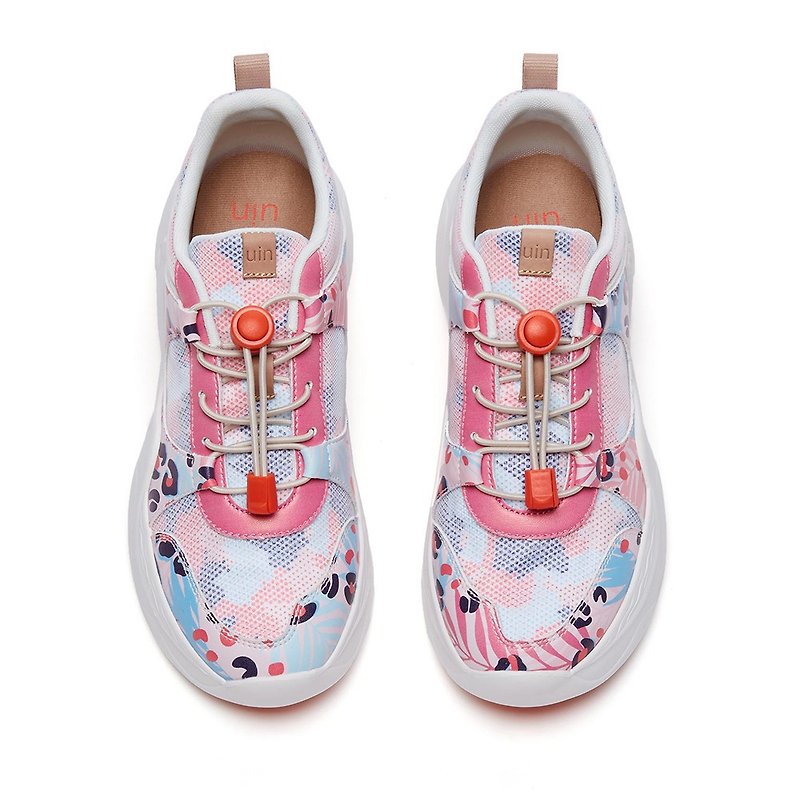 【Uin】西班牙原创设计 | 粉色春日 彩绘休闲 女鞋 - 女款休闲鞋 - 其他材质 多色
