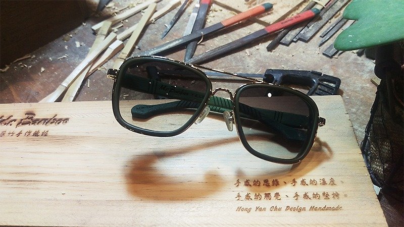 台湾手工眼镜【MB】时尚墨镜 系列 ­独家专利 手感工艺美学­之行动艺术品 - 眼镜/眼镜框 - 竹 