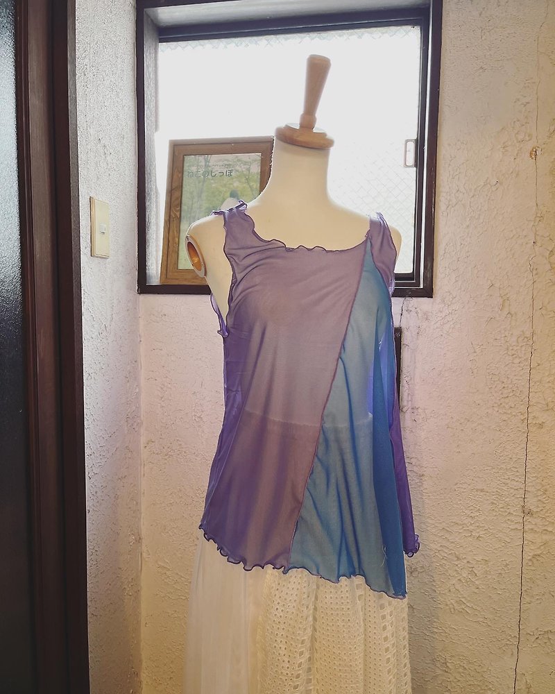 オンリーワンシアートップス　パープル - 女装上衣 - 其他材质 紫色