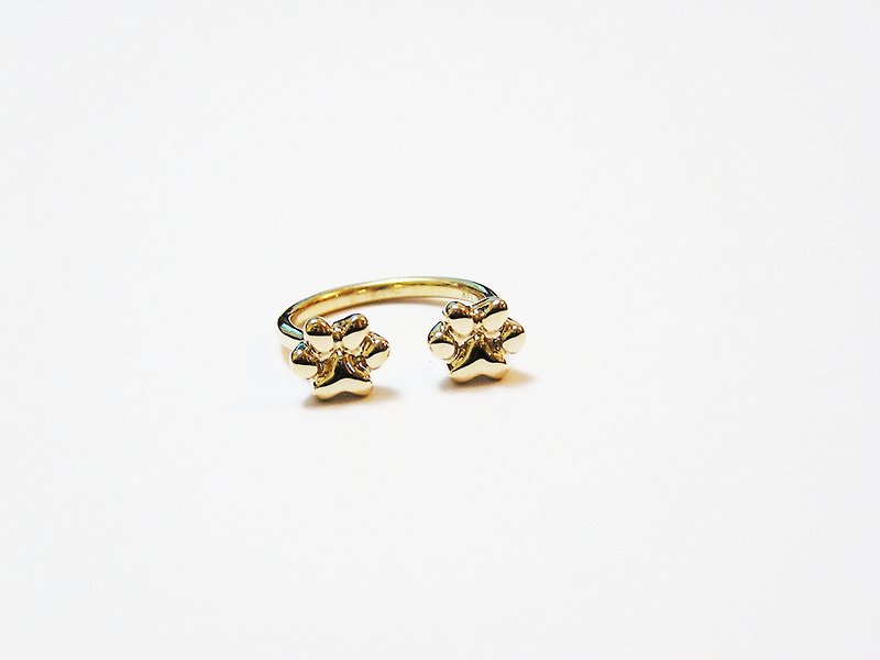 100%自家设计14K黄金子猫系列戒指 - 戒指 - 玫瑰金 金色