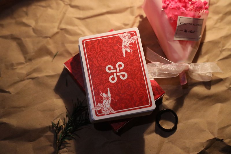 Cupido Themed 扑克牌 X 阿泰 (包括 魔术额外牌及教学) - 桌游/玩具 - 纸 红色