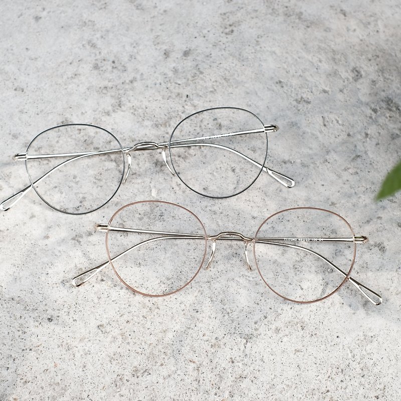 日本新款一体成型鼻垫  超轻钛金属  限量茶 眼镜 镜框  - 眼镜/眼镜框 - 其他材质 金色
