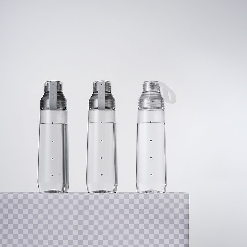 WOKY 沃厨 ECOZEN 透明瓶800ml(附弹跳吸管)(6色) - 水壶/水瓶 - 塑料 
