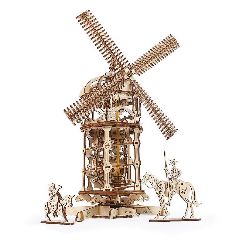 /Ugears/ 乌克兰木制模型 Ugears 唐吉轲德的风车 Tower Windmill - 数码小物 - 木头 