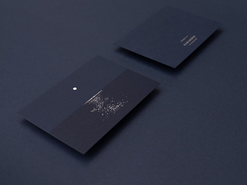 活动 | 月光海烫银明信片 Moonlight Ocean (购物赠礼/只送不卖) - 卡片/明信片 - 纸 蓝色
