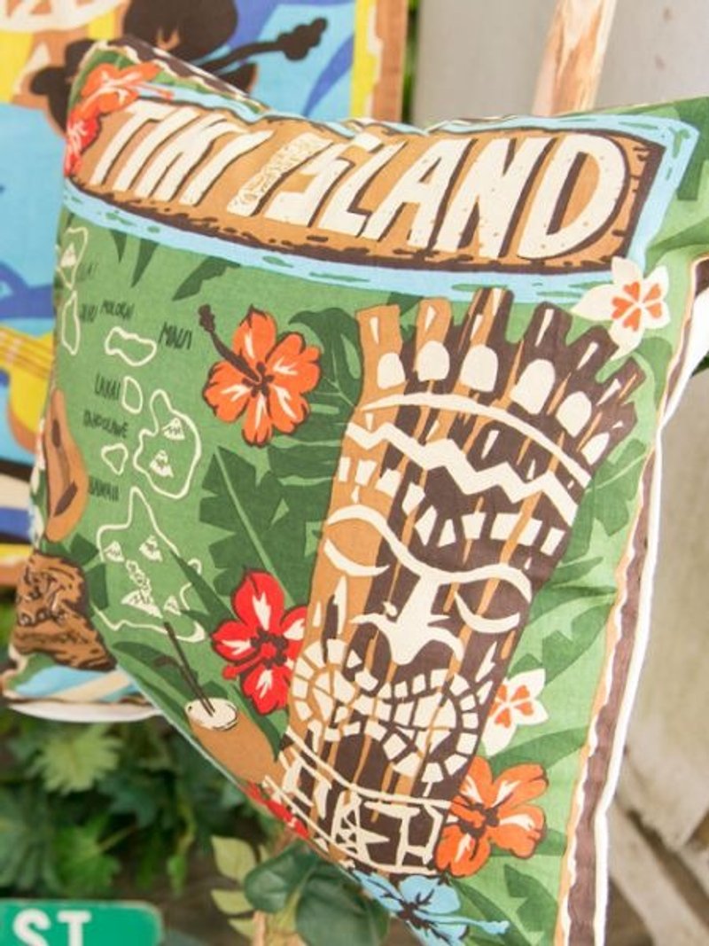 【预购中】✱夏威夷TIKI图腾抱枕套✱(两色) - 其他 - 棉．麻 多色