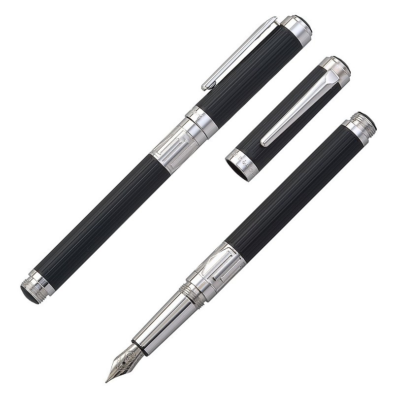 【Chris&Carey】Toki 时系列/直线黑色钢笔TKFP-06 - 钢笔 - 其他金属 